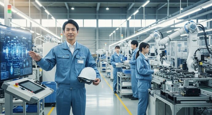 製造業でキャリアアップするイメージ